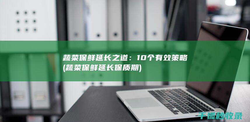 蔬菜保鲜延长之道：10个有效策略 (蔬菜保鲜延长保质期)