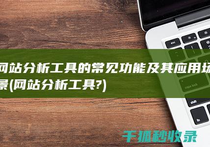 网站分析工具的常见功能及其应用场景 (网站分析工具?)