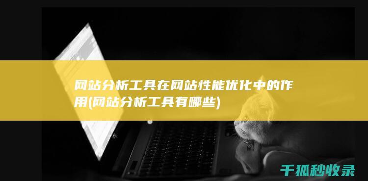 网站分析工具在网站性能优化中的作用 (网站分析工具有哪些)