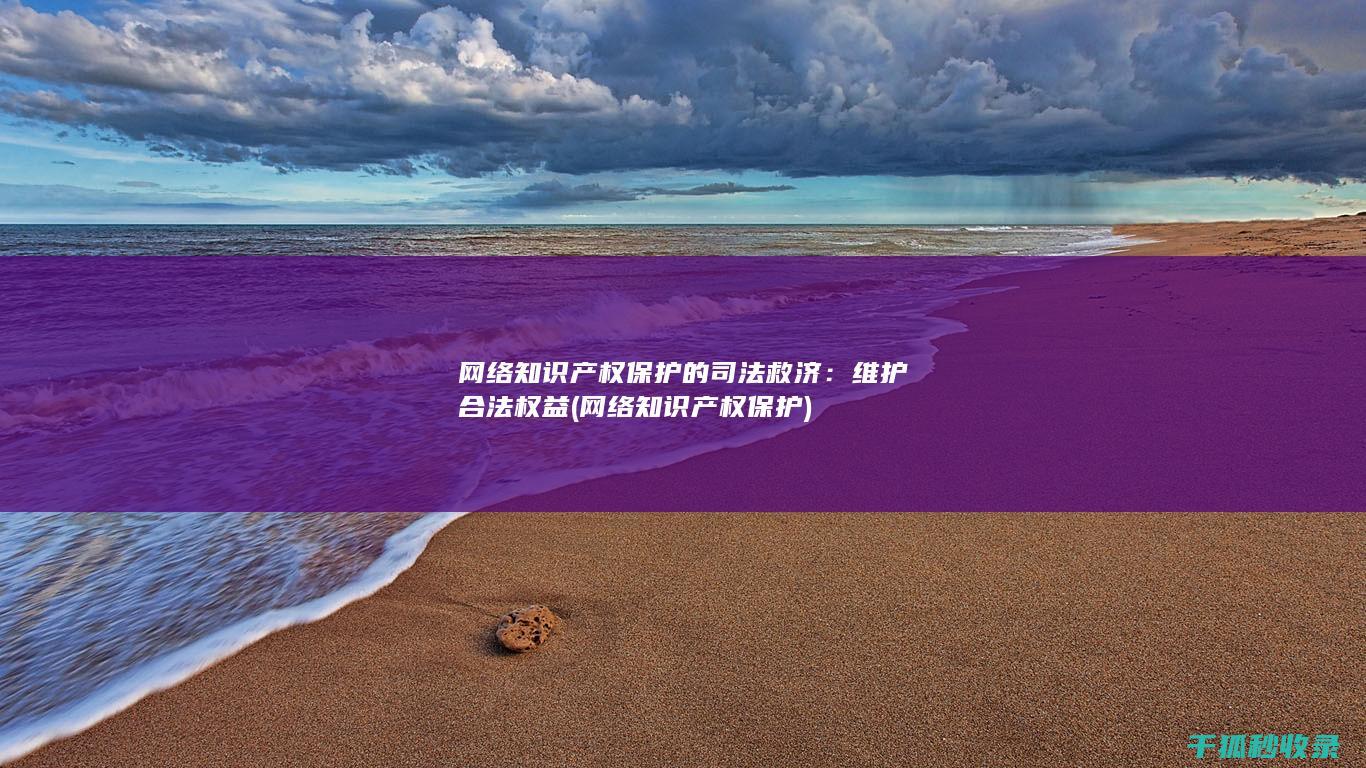 网络知识产权保护的司法救济：维护合法权益 (网络知识产权保护)